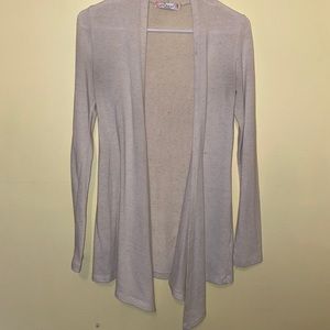 chris and carol beige cardigan size small